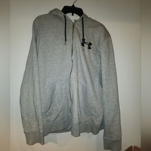 Under Armour Storm Men's Gray Zip Up Hoodie L